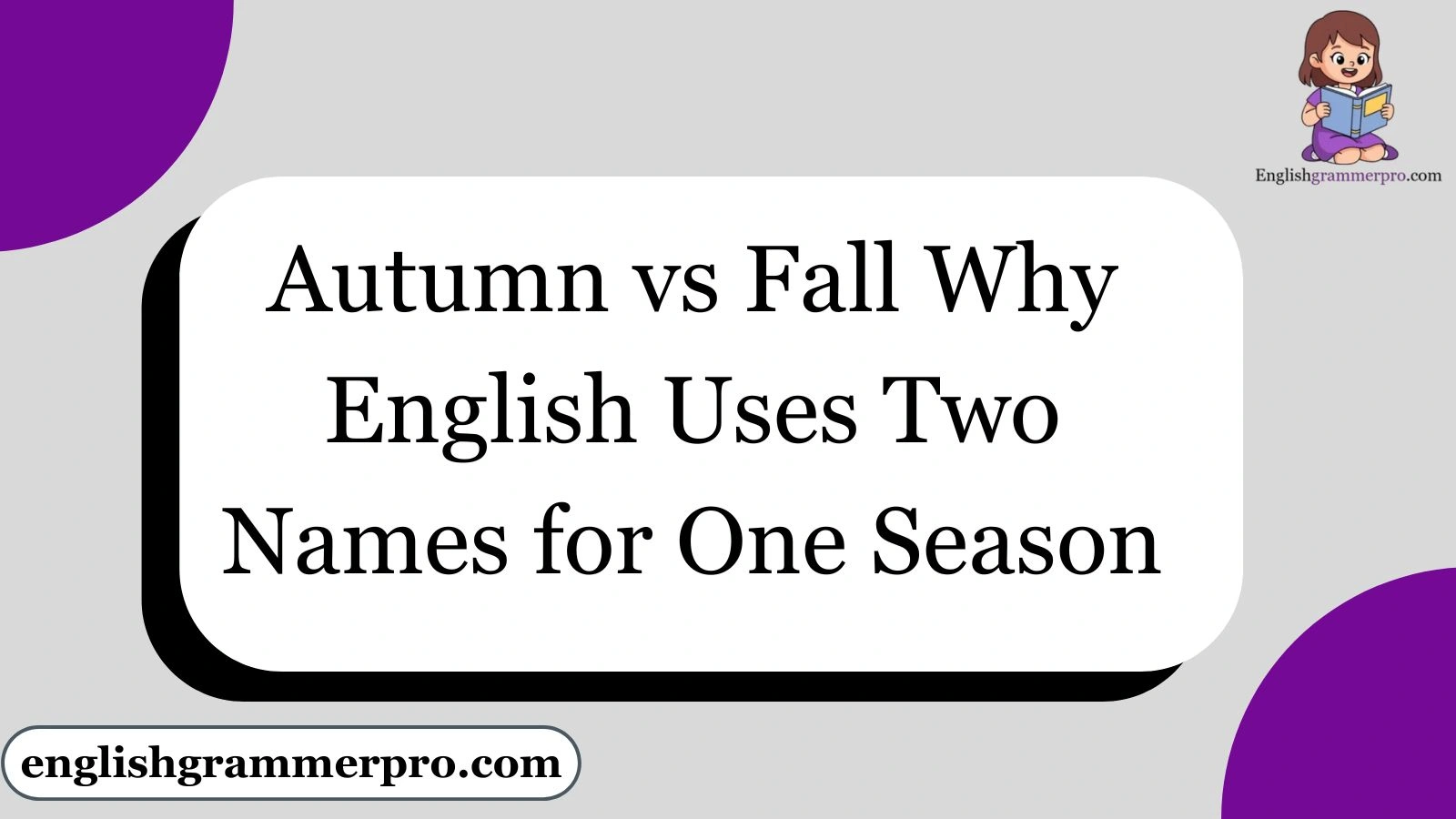 Autumn vs Fall Why English Uses Two Names for One Season