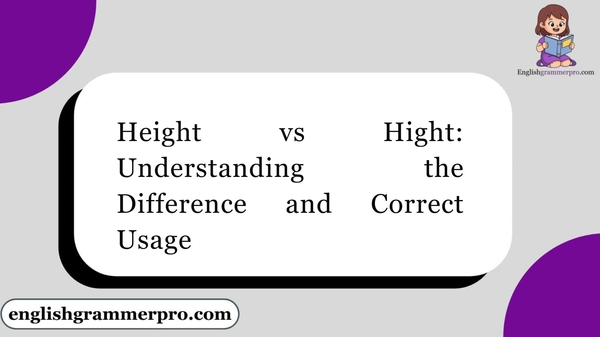 Height vs Hight: Understanding the Difference and Correct Usage