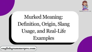 Murked Meaning: Definition, Origin, Slang Usage, and Real-Life Examples