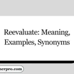 Reevaluate: Meaning, Examples, Synonyms