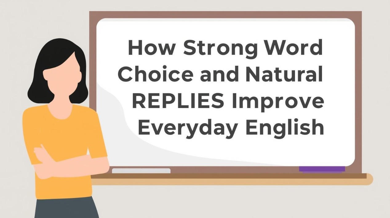 How Strong Word Choice and Natural Replies Improve Everyday English